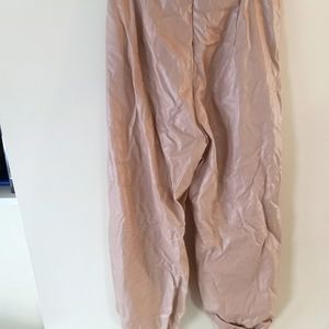 Faux leather pants